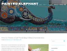 Tablet Screenshot of painted-elephant.com